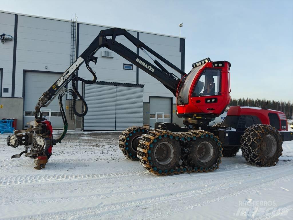 Komatsu 931 Abbattitrici, Disboscatrici
