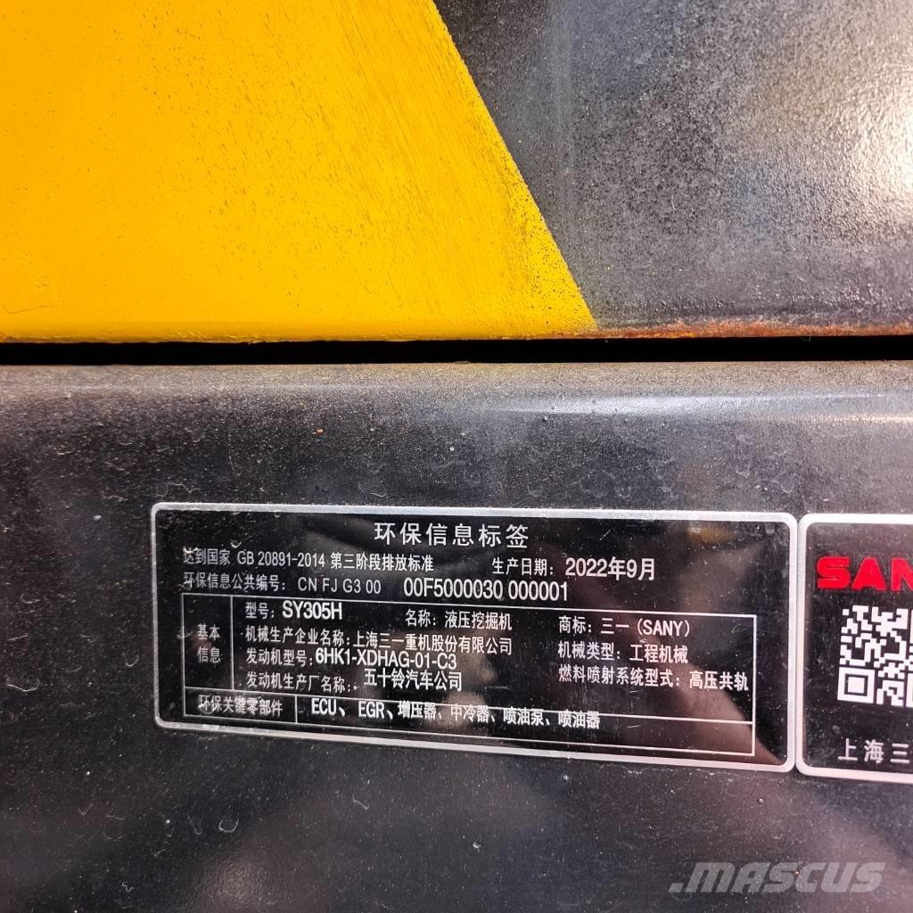 Sany SY 305 H Escavatori cingolati