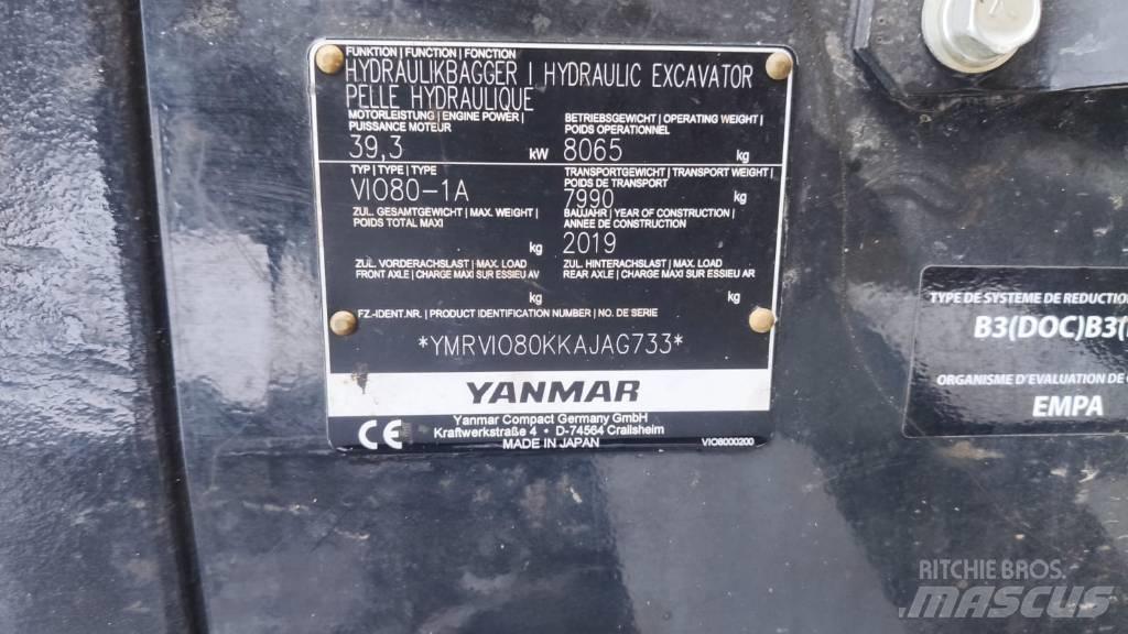 Yanmar Vio 80-1A Escavatori medi 7t - 12t