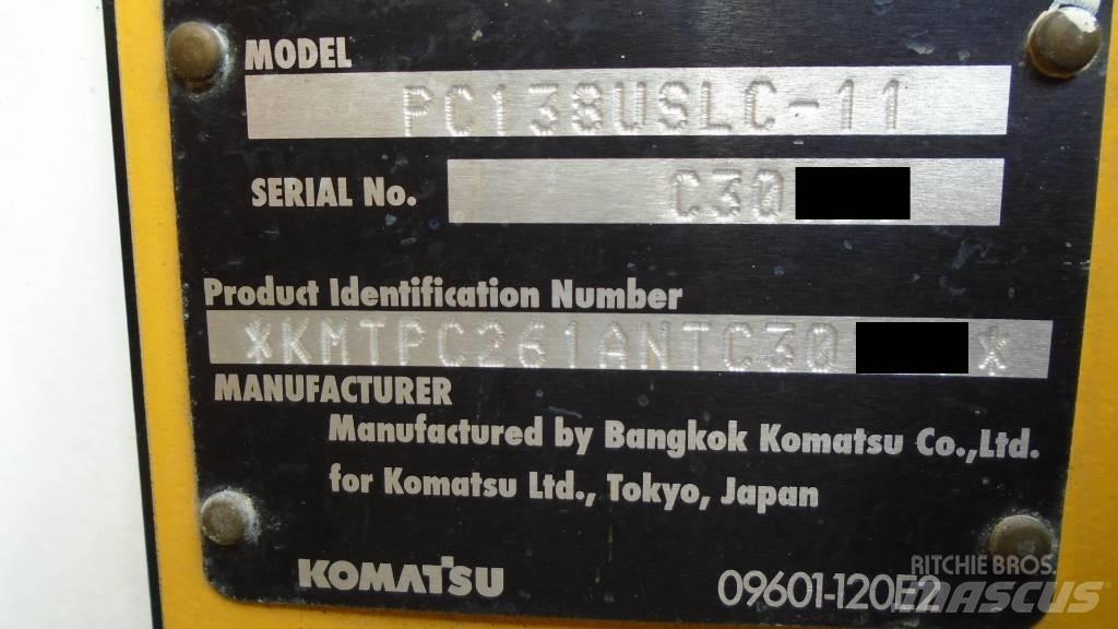 Komatsu PC 138 USLC Escavatori cingolati