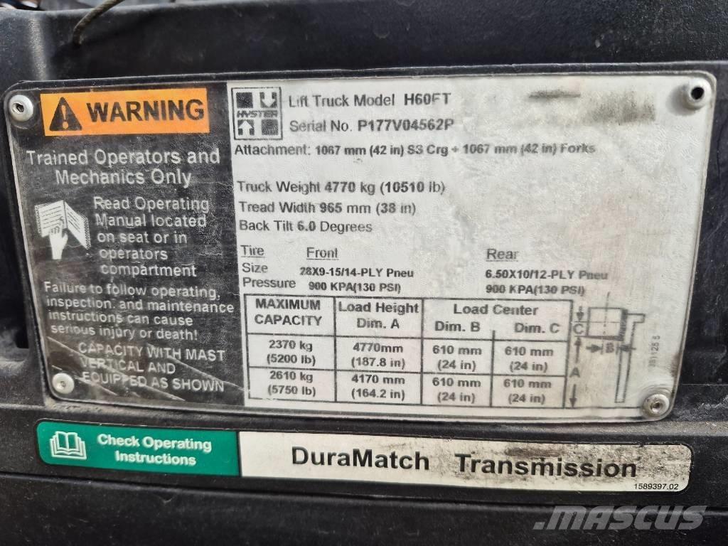 Hyster H 60 FT Carrelli elevatori-Altro