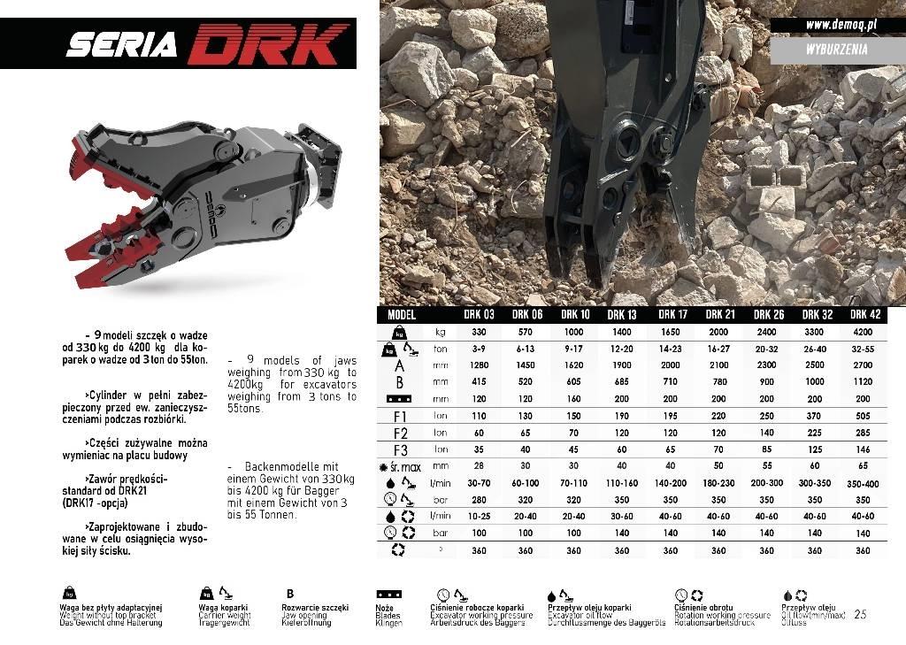  DEMOQ DRK17 Frantumatori da cantiere