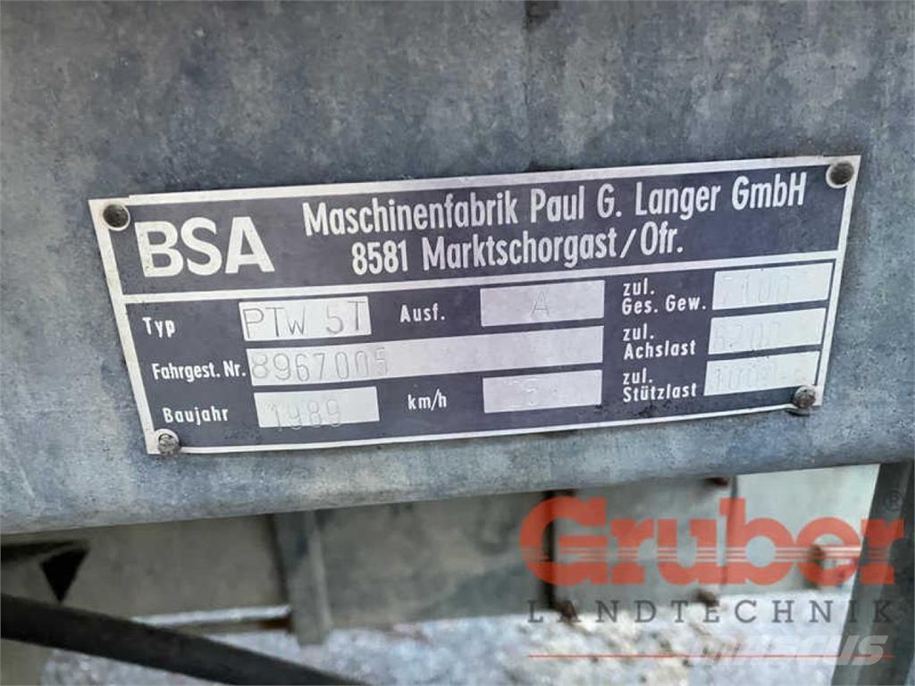 BSA PTW 5 T Spandiliquami