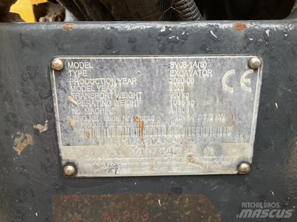 Yanmar SV08 Miniescavatori
