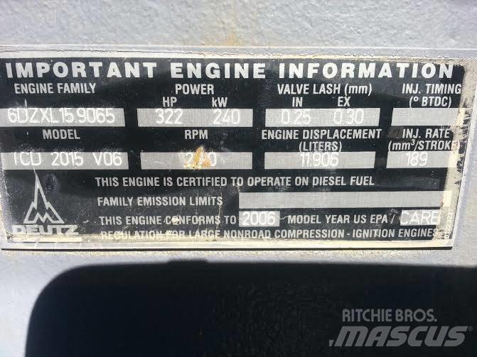 Deutz TCD2015V06 Altri componenti