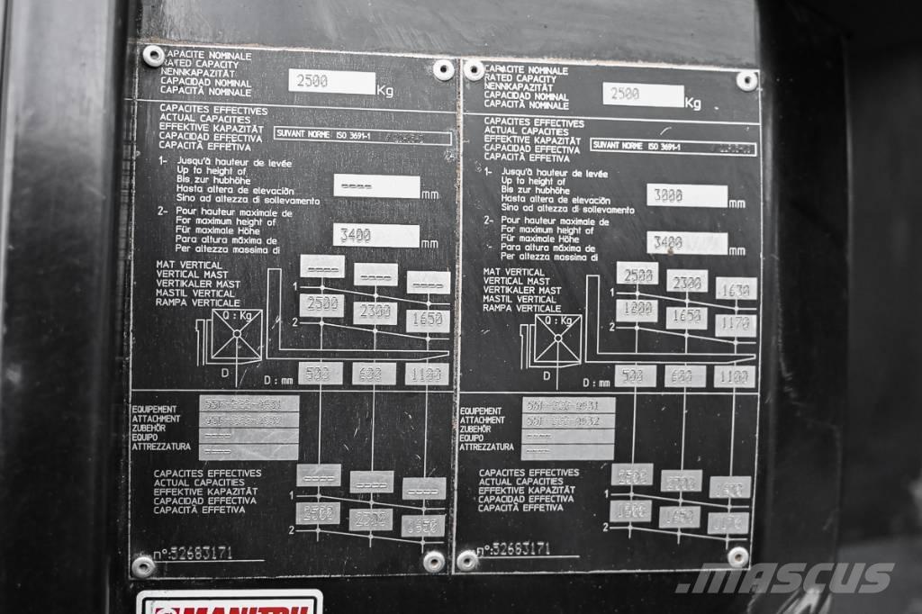 Manitou MC 25-4 Carrelli elevatori diesel