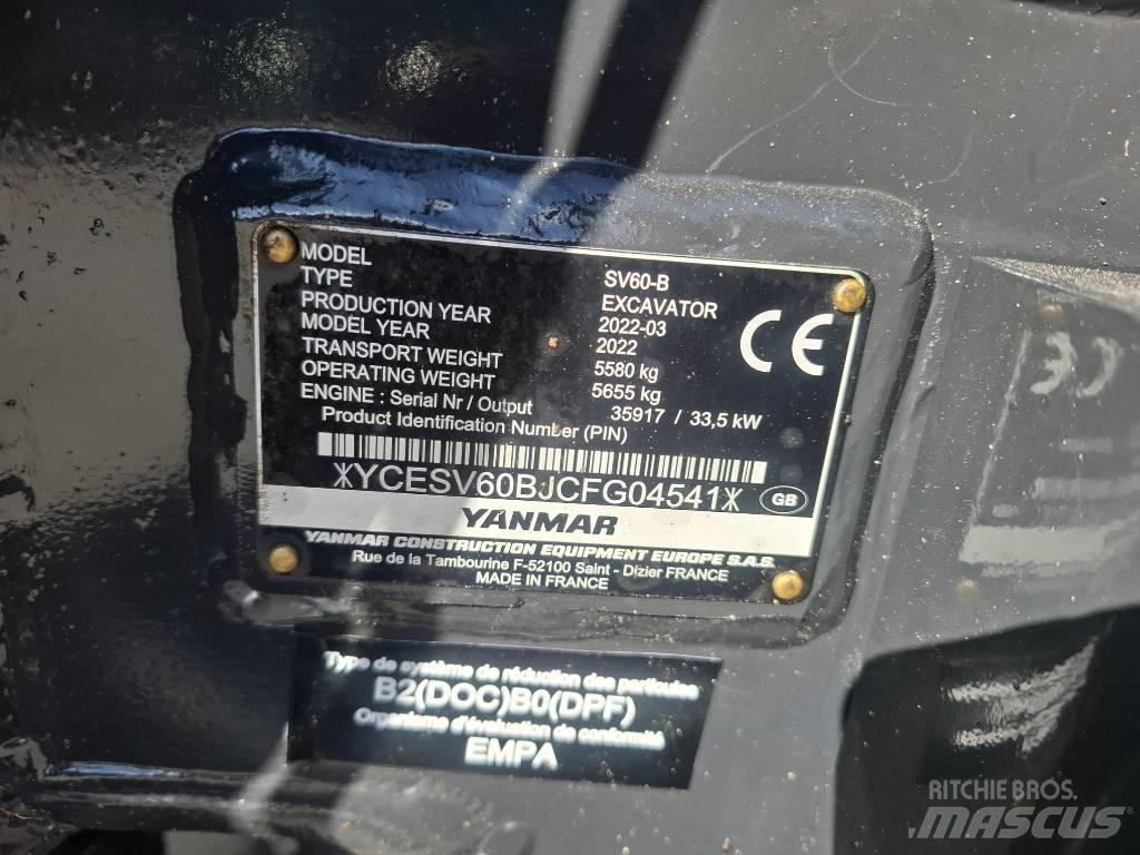 Yanmar SV 60-B Miniescavatori