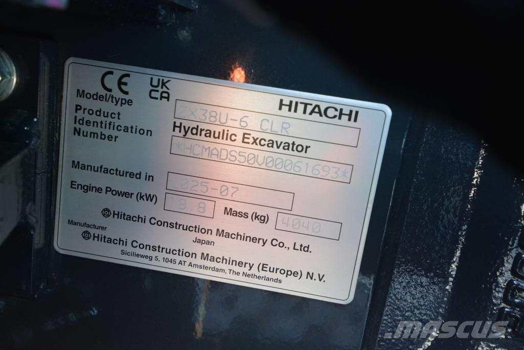 Hitachi ZX 38 U-6 Miniescavatori
