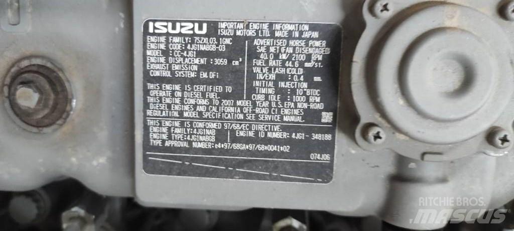 Isuzu CC-4JG1 Motori