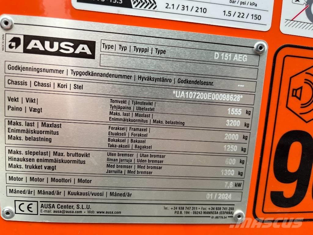 Ausa D151AEG Mini dumper