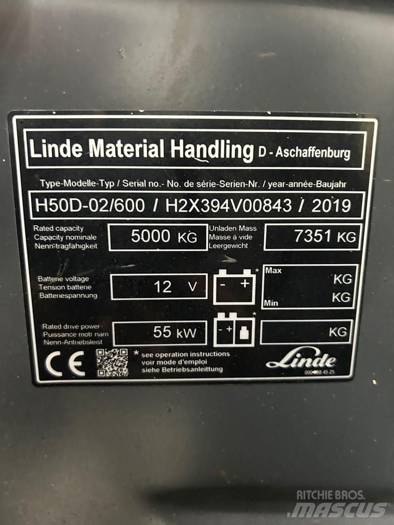 Linde H 50D-02/600 Carrelli elevatori diesel