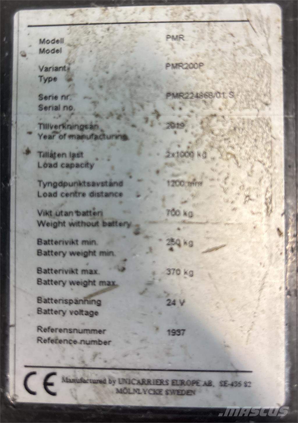 Atlet PMR200P Carrelli a piattaforma