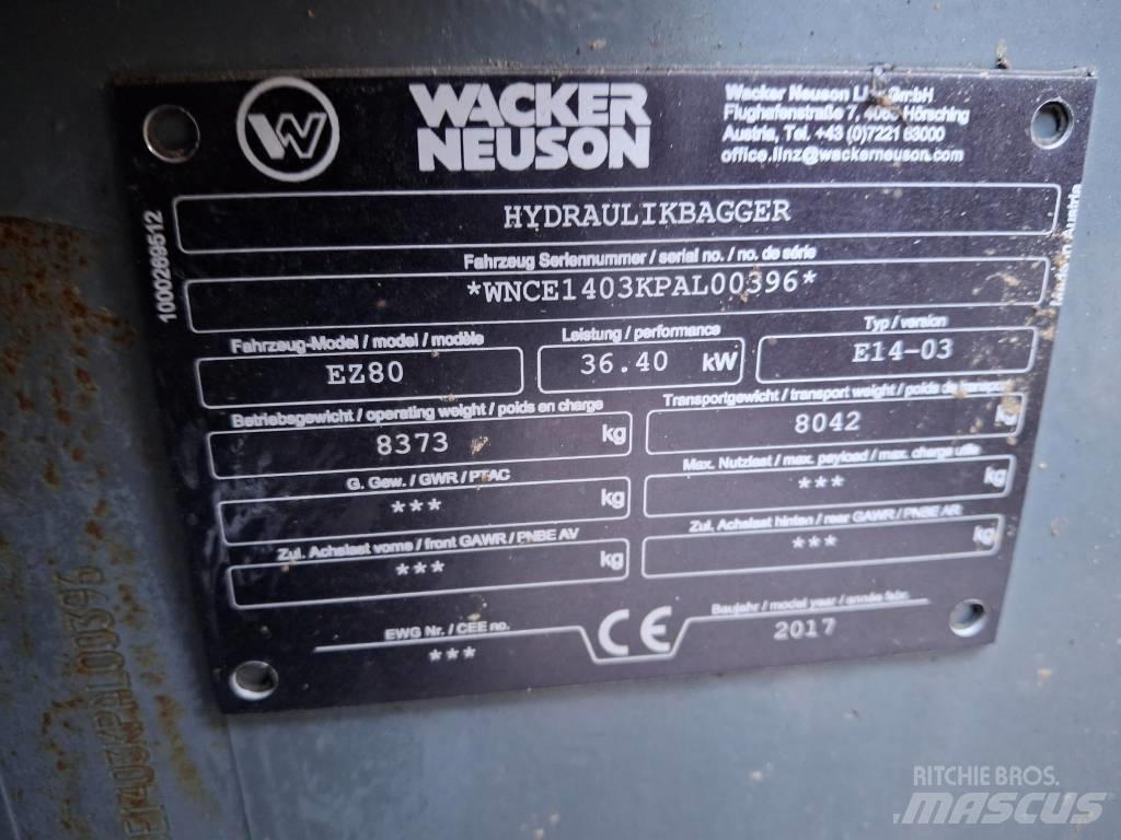 Wacker Neuson EZ 80 Escavatori medi 7t - 12t