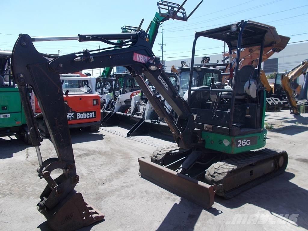 John Deere 26G Miniescavatori