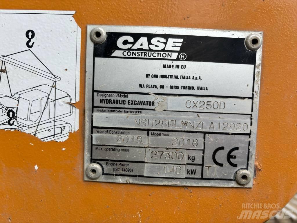 CASE CX 250 D Escavatori cingolati