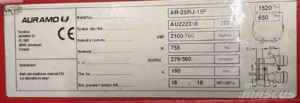 Auramo AR-25RJ-15F Pinze per bobine