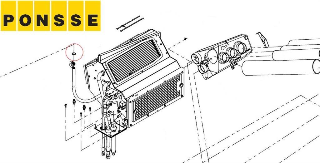 Ponsse 0013839 Cabine e interni