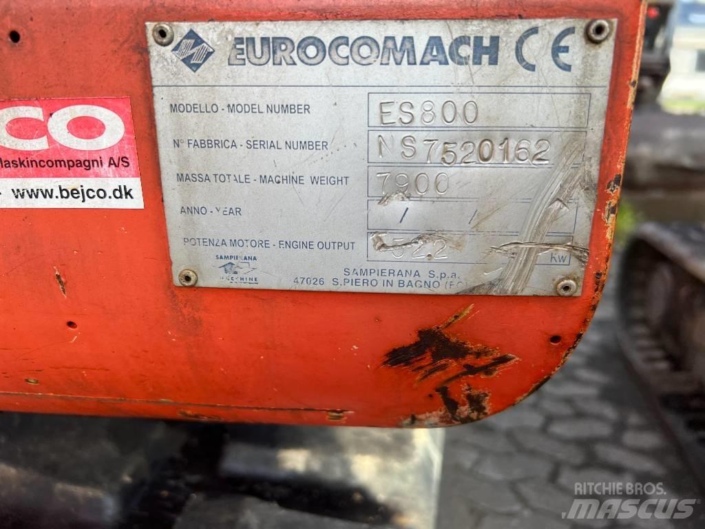 Eurocomach es800 Escavatori medi 7t - 12t