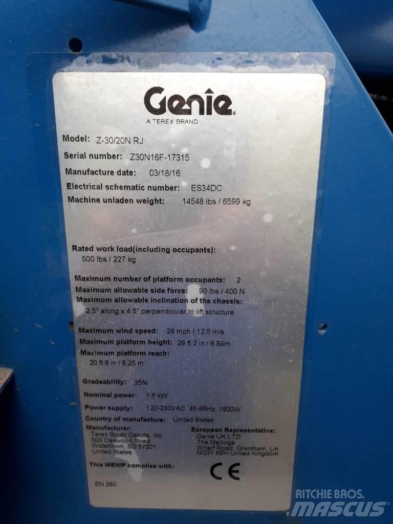 Genie Z 30/20 N RJ Piattaforme a braccio articolato