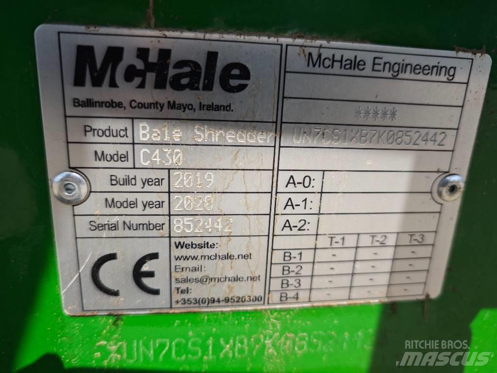McHale C 430 Trinciatrici, tagliatrici e srotolatrici per balle