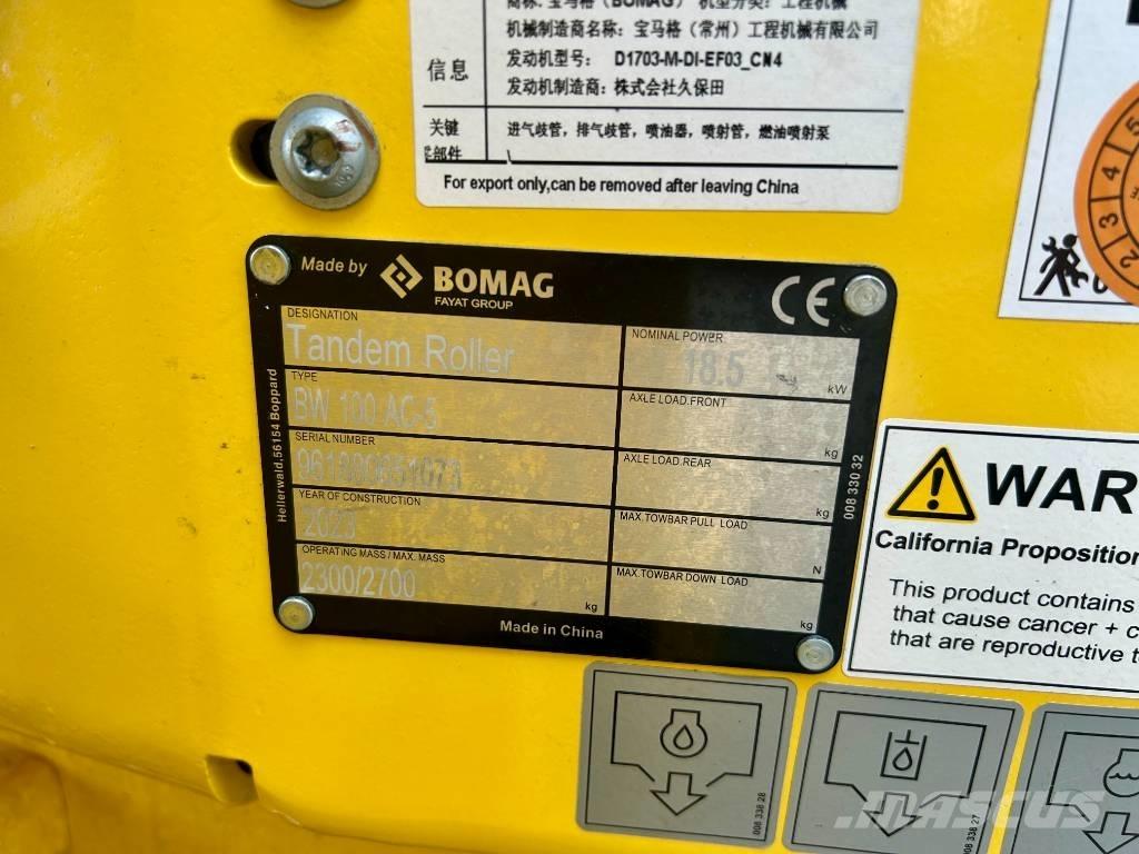 Bomag BW 100 AC-5 Rulli a doppio tamburo