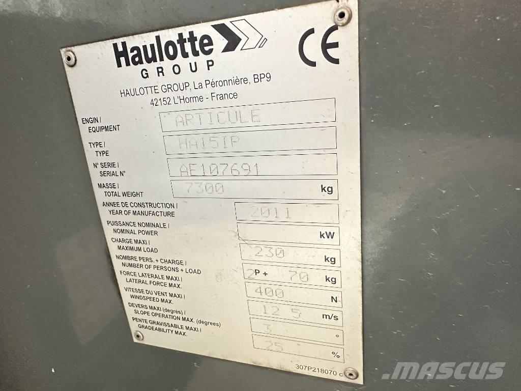 Haulotte HA 15 IP Piattaforme a braccio articolato