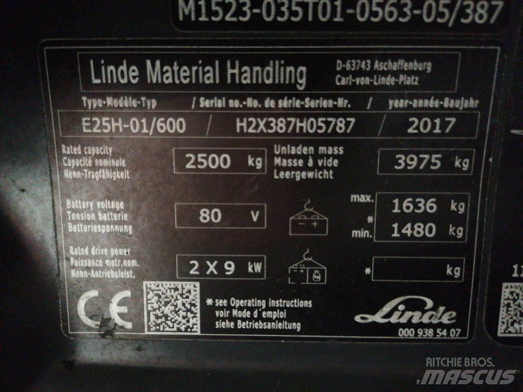 Linde E25H-01/600 Carrelli elevatori elettrici