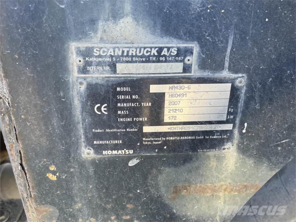 Komatsu WA430-6 Pale gommate