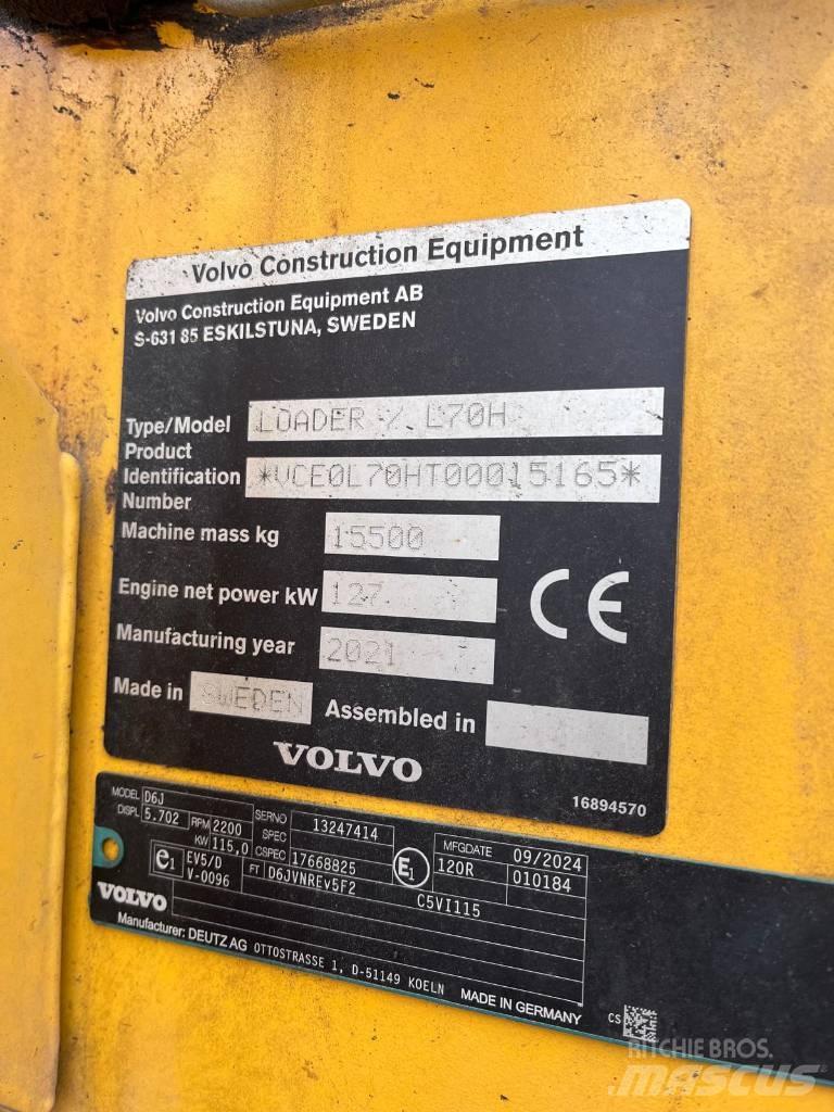Volvo L 70 H Pale gommate