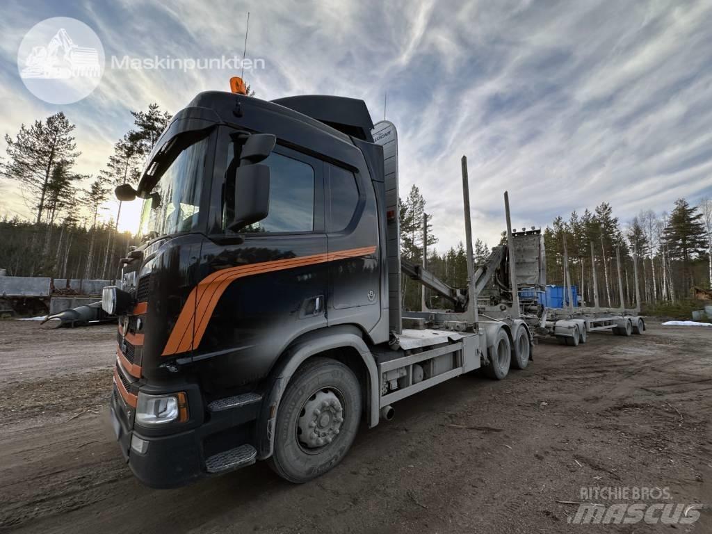 Scania R 650 Ekipage Camion trasporto legname