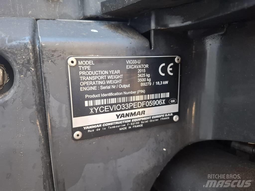 Yanmar Vio 33 U Miniescavatori