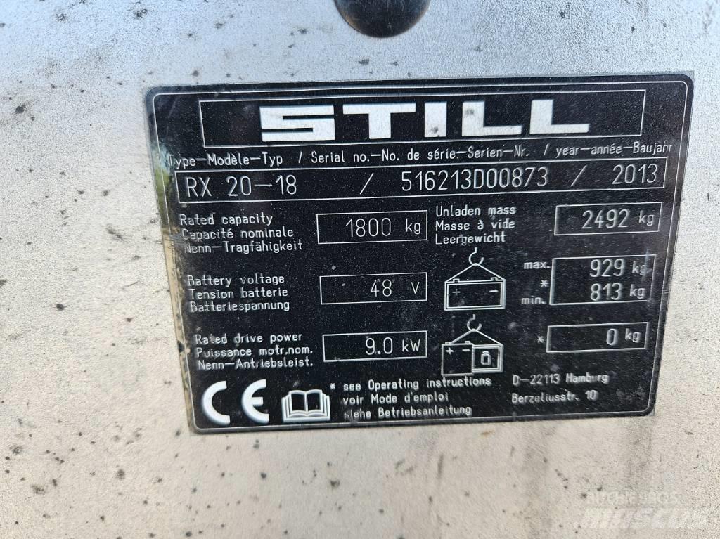 Still RX 20-18 Carrelli elevatori elettrici