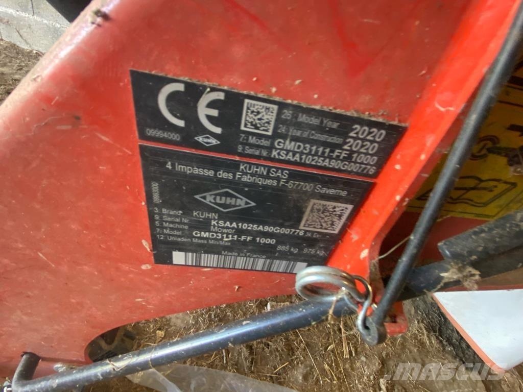 Kuhn GMD 3111 ff Falciatrici