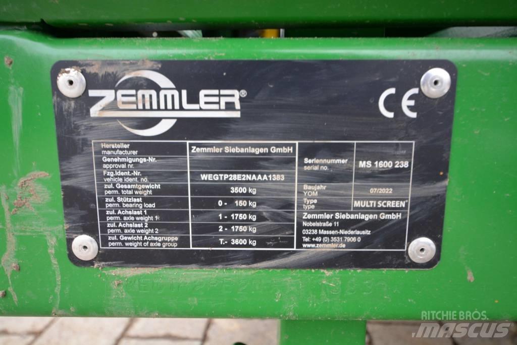 Zemmler MS 1600 Vagli rotanti