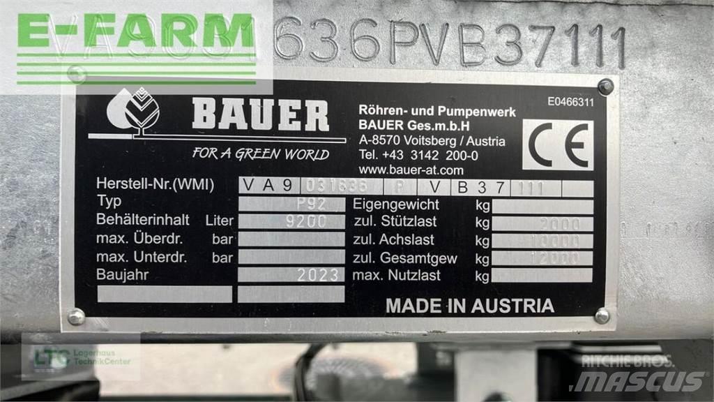 Bauer p 92 Altre macchine fertilizzanti