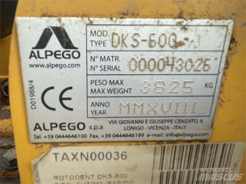 Alpego DKS-600 Erpici rotanti e motozappe