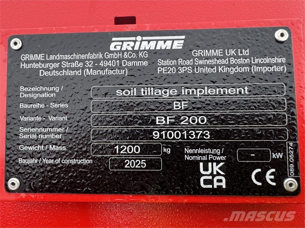 Grimme BFL200 Agricoltura - Altro
