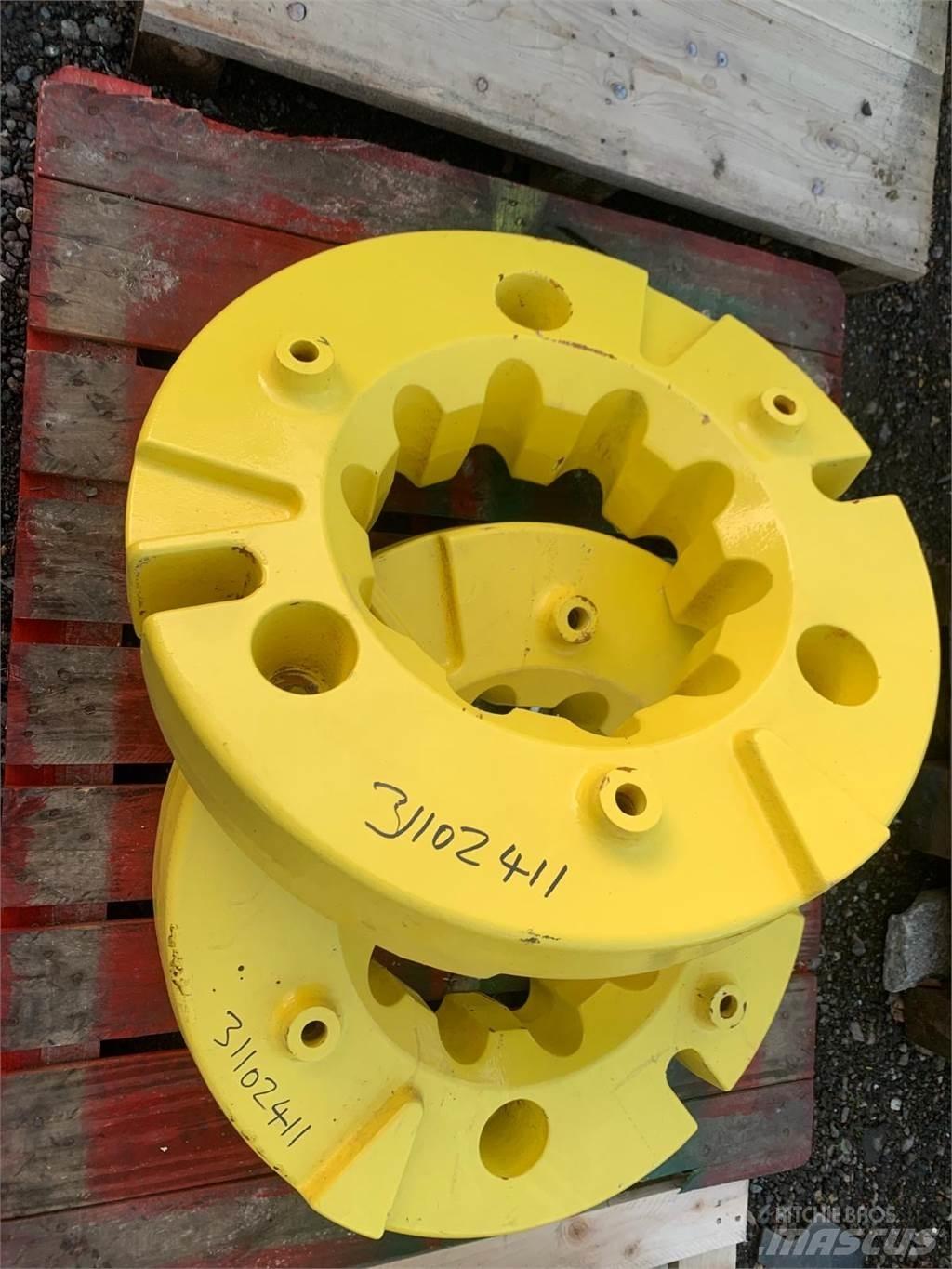 John Deere 600KG Pneumatici, ruote e cerchioni