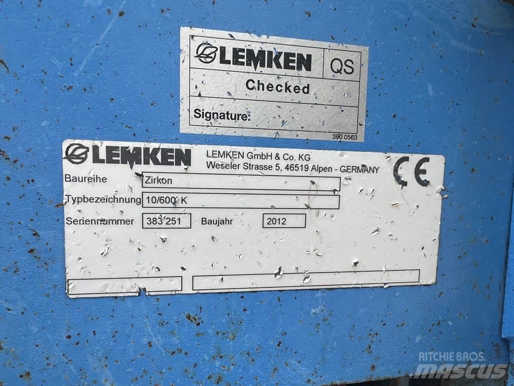 Lemken ZIRKON 10 Erpici rotanti e motozappe