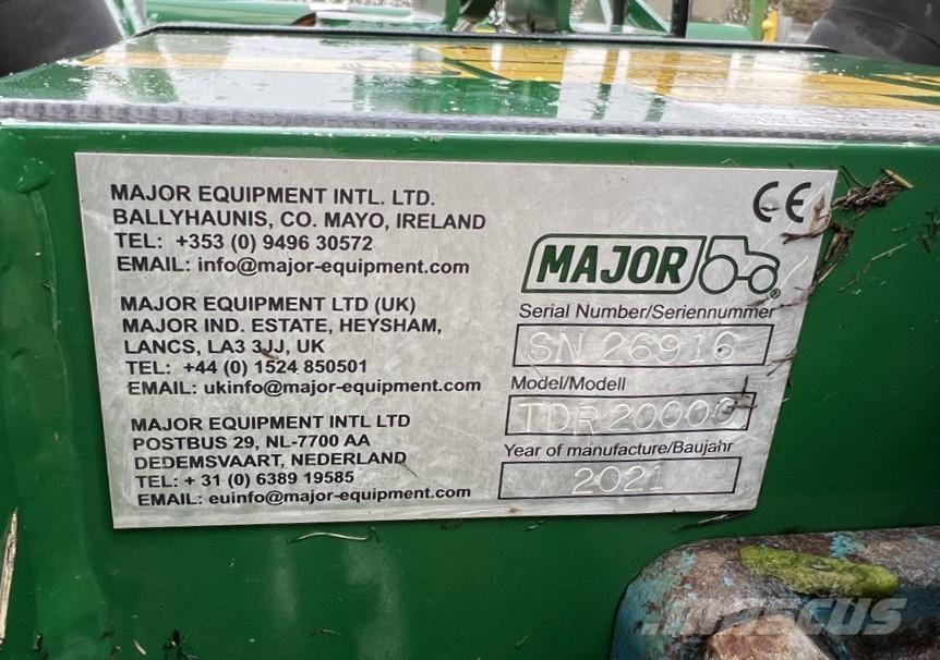 Major TDR20000 Falciatrici/cimatrici per pascoli