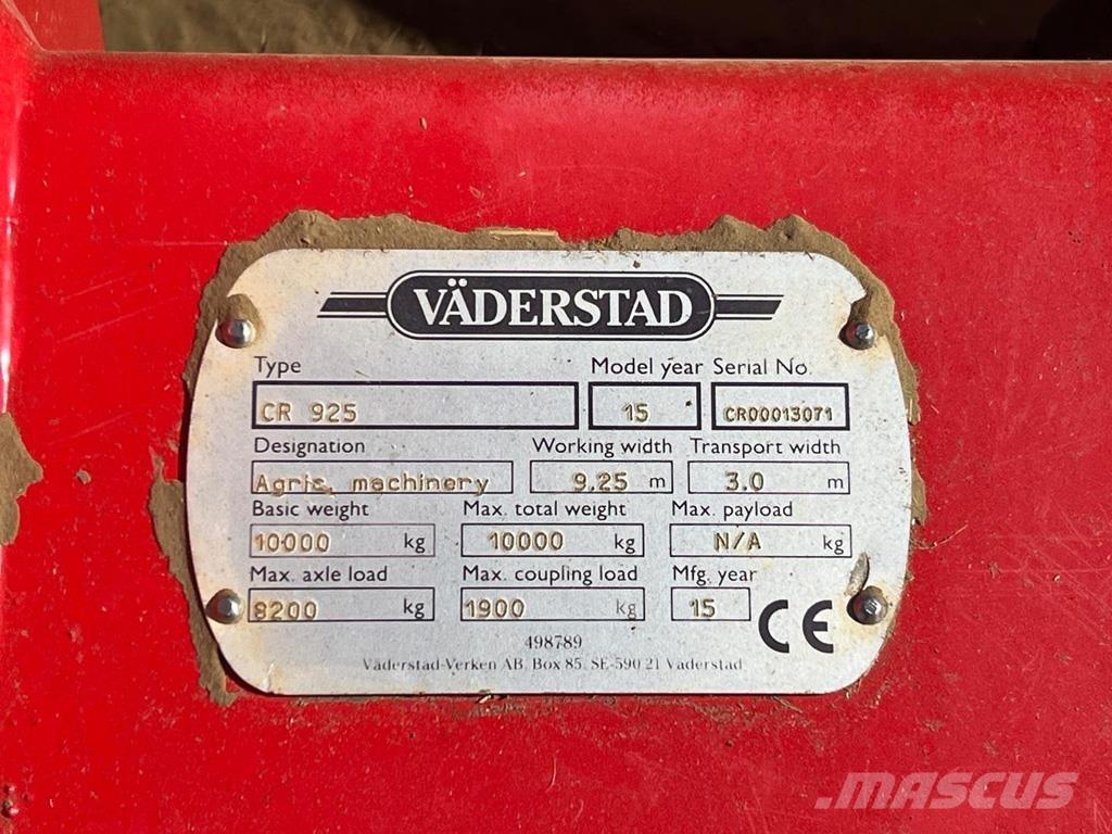 Väderstad CR925 Aratri convenzionali