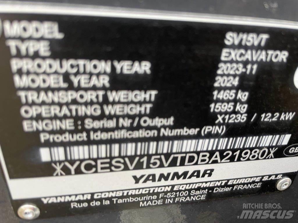 Yanmar SV15VT Escavatori medi 7t - 12t