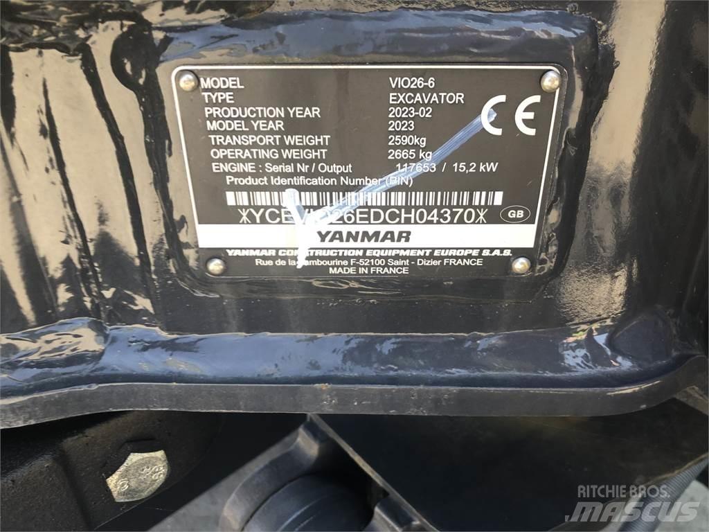 Yanmar VIO26-6 Escavatori medi 7t - 12t