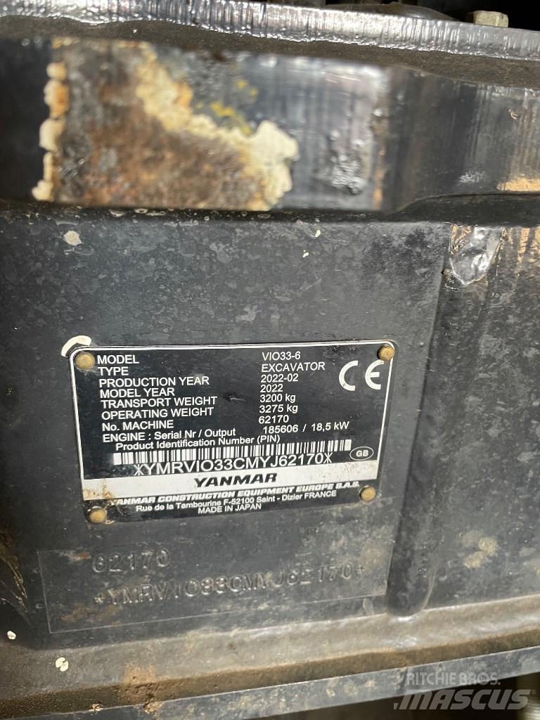 Yanmar Vio 33 Miniescavatori