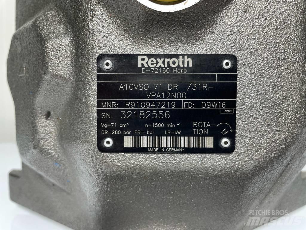 Rexroth A10VSO71DR Componenti idrauliche