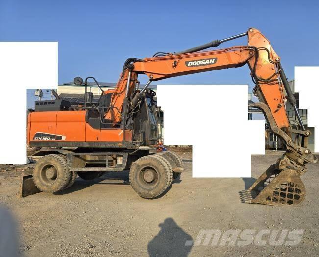 Doosan DX 140 W-5 Escavatori gommati