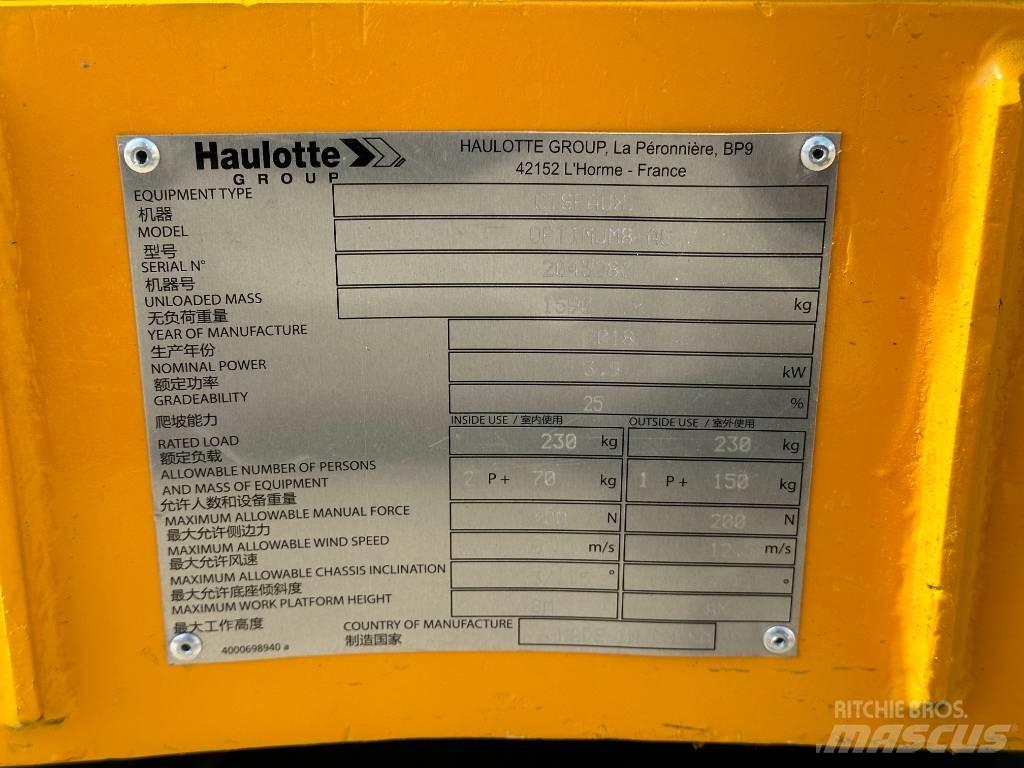 Haulotte OPTIMUM 8 Piattaforme a pantografo
