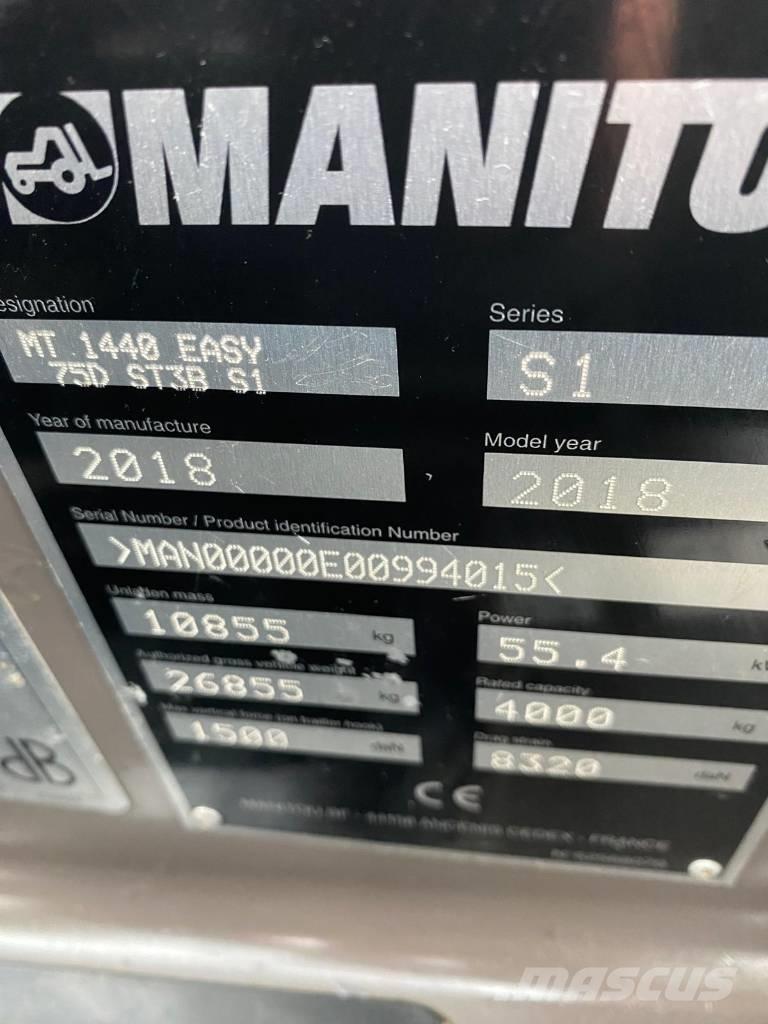 Manitou MT 1440 Sollevatori telescopici