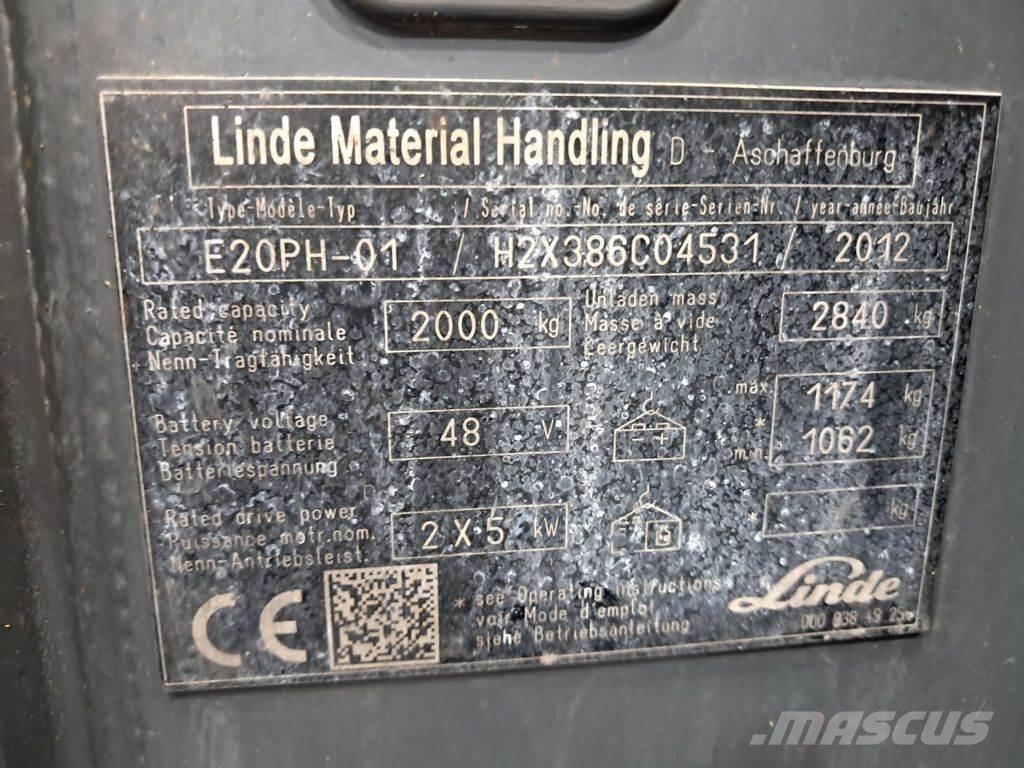 Linde E20PH-01 Carrelli elevatori elettrici