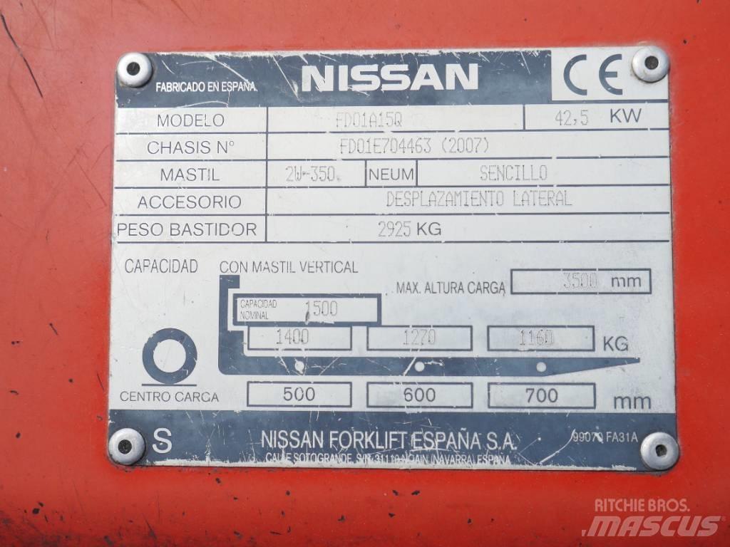 Nissan FD01 A 15 Q Carrelli elevatori diesel